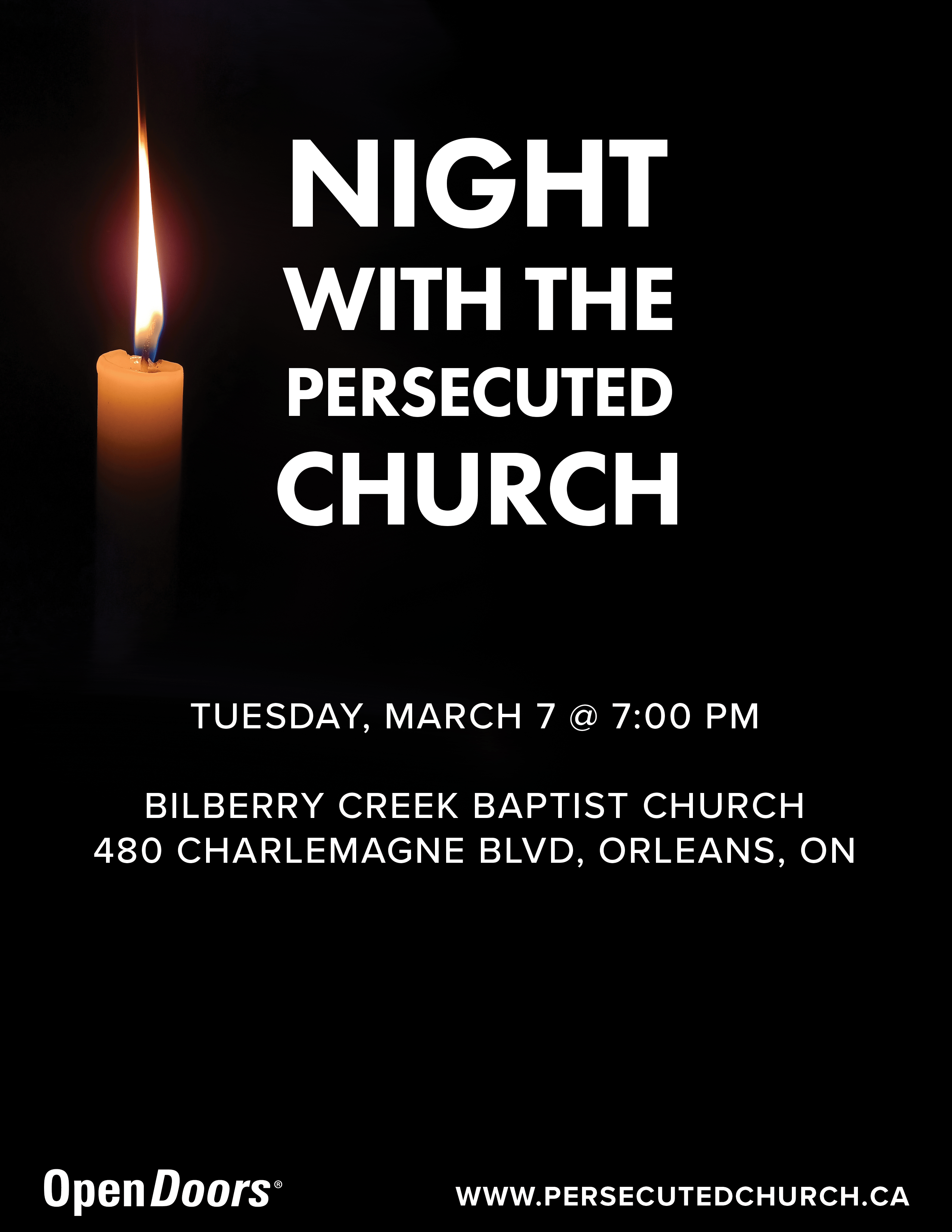 Register For Night With The Persecuted Church | Open Doors Canada